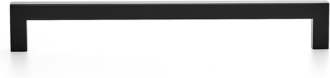 Ravinte 10 Pack 8-4/5 Inch Square Cabinet Handles - Matte Black Pulls for Kitchen Drawers and Cabinets - Hardware Handles