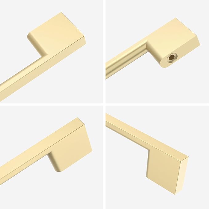 10 Pack Brushed Gold Cabinet Pulls 3 Inch Cabinets Handles Kitchen Hardware Handles for Cabinets Gold Dresser Pulls
