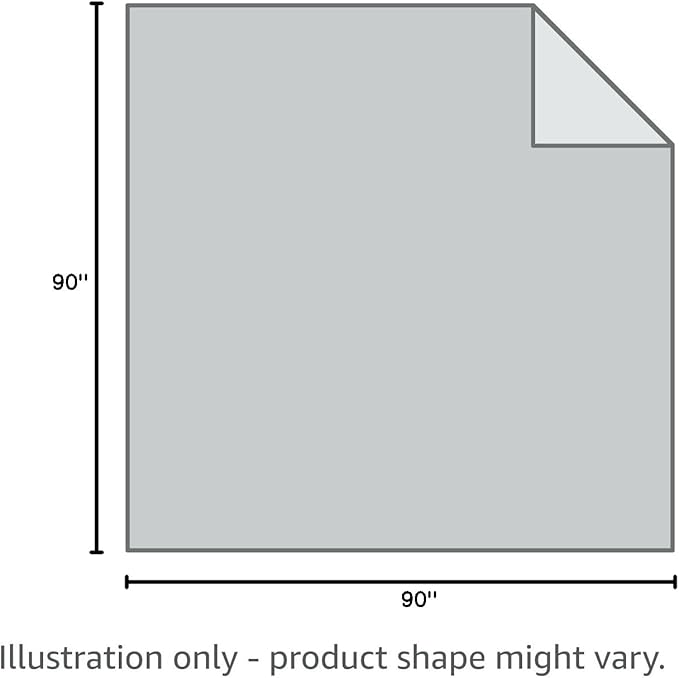 GO Premium Comfort Queen Blanket for Couch & Bed - Soft White Fleece for Living Room, Bedroom - Home Decor - 90x90 Inches