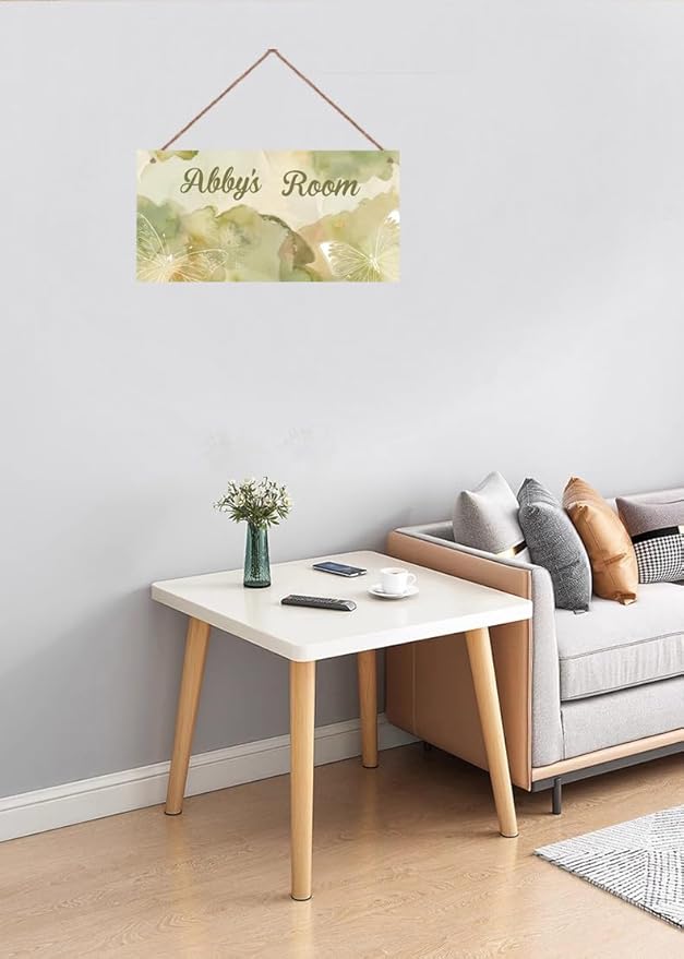 Personalized Butterfly Sign for Little Man Cave Wash Painting Art Décor For Kids Room Custom Name Door Wall Art Decor, Floral Nursery Art Plate For Boys Room Girls Bedroom
