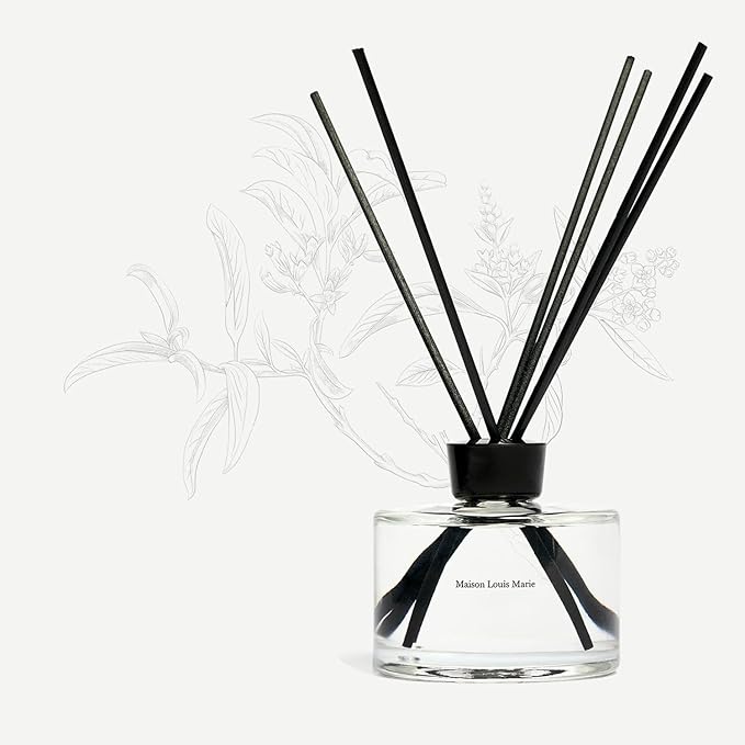 Maison Louis Marie - No.04 Bois de Balincourt Home Reed Diffuser Solution Refill | Luxury Clean Beauty + Fragrance (7.75 fl oz | 230 mL)