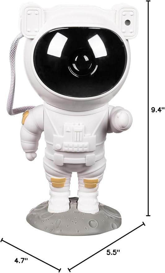 Star Projector Galaxy Night Light - Astronaut Space Projector, Starry Nebula Ceiling LED Lamp with Timer and Remote, Kids Room Decor Aesthetic, for Christmas & Birthdays