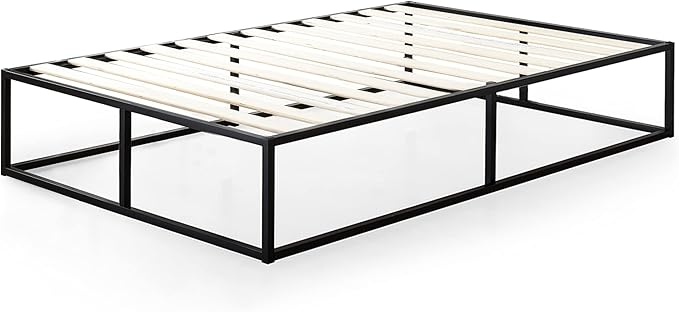 ZINUS Joseph Metal Platforma Bed Frame, Mattress Foundation, Wood Slat Support, No Box Spring Needed, Sturdy Steel Structure, Twin