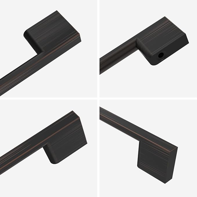10 Pack Oil Rubbed Bronze Cabinet Pulls 6.25 Inch Cabinet Handles Kitchen Cabinet Hardware Kitchen Handles for Cabinets Bronze Dresser Pulls Drawer Handle
