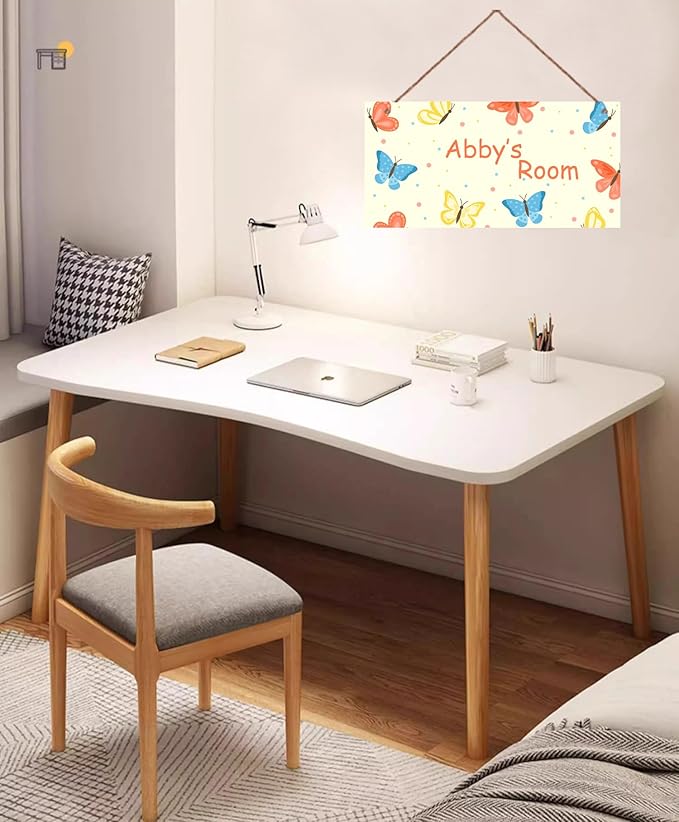 Personalized Sign Vintage Wall Decor For Kids Room Butterfly Decoration Nursery Decor Party Decorations For Little Man Cave Wall Art Decor For Boys Room Girls Bedroom