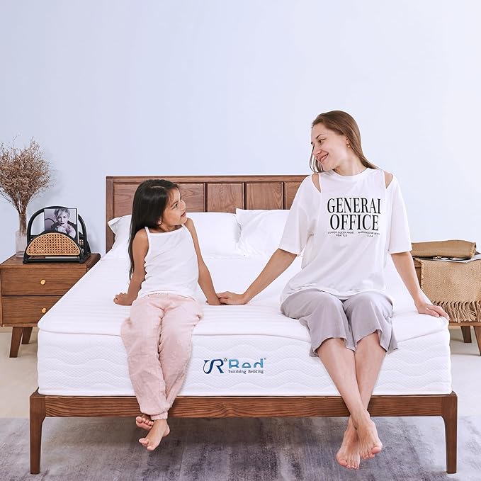Sunrising Bedding 8" Natural Latex Twin XL Mattress, Individually Encased Pocket Coil, Firm, Supportive, Naturally Cooling, Organic Mattress, 120-Night Free Trial, 20-Year Warranty