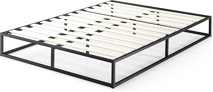 ZINUS Joseph Metal Platforma Bed Frame, Mattress Foundation, Wood Slat Support, No Box Spring Needed, Sturdy Steel Structure, Full