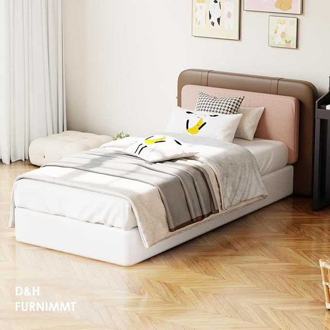 D&H FURNIMMT 7 Inch King Size Box Spring, Heavy Duty Metal Box Spring Bed Base with Fabric Cover, Mattress Foundation, Easy Assembly, Noise Free(King)