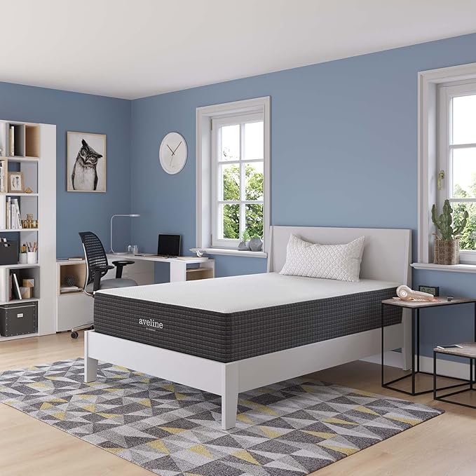Modway Aveline 12” Gel Infused Memory Mattress with CertiPUR-US Certified Foam Full Mattress