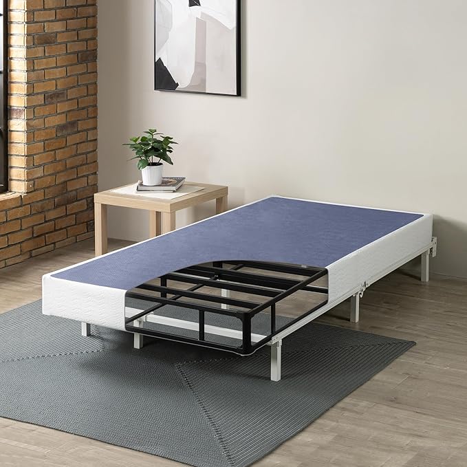 ZINUS 7 Inch Twin Metal Smart Box Spring with Quick Assembly, Mattress Foundation, Strong Metal Frame, Easy Assembly