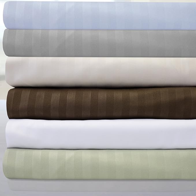 King Size Bed Sheets - 6 Piece 1500 Supreme Collection Fine Brushed Microfiber Deep Pocket King Sheet Set Bedding - 2 Extra Pillow Cases, Great Value, King, Dobby White