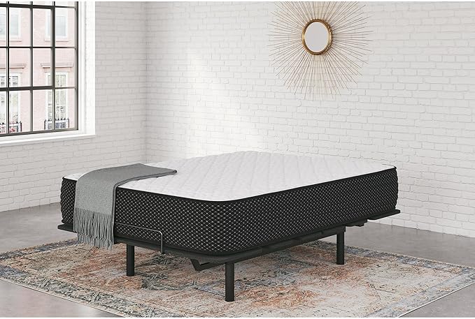 Signature Design by Ashley Limited Edition Firm 12 Inch Hybrid Mattress with Gel Memory Foam and Edge Support for Cool Sleep and Pressure Relief, Twin XL, Fiberglass Free, Mattress In A Box