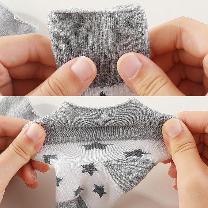 Unisex Baby Terry Socks 5-Pack for Baby boy and girl 0-12 Months Warm Cotton Socks