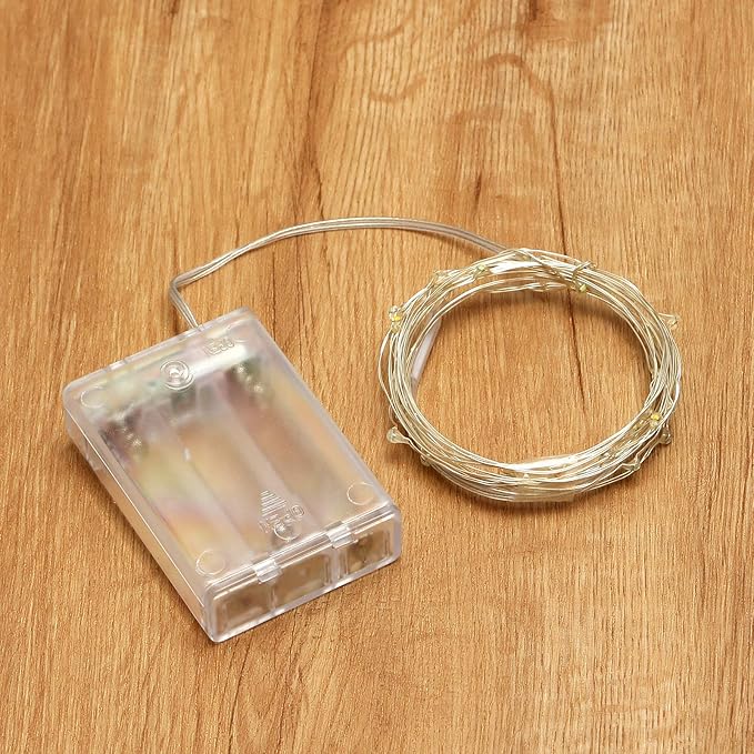 XINKAITE Waterproof LED Fairy String Lights - Starry DIY Decoration for Indoor & Outdoor Parties, Christmas, Holidays (10FT/3Meters, Green)