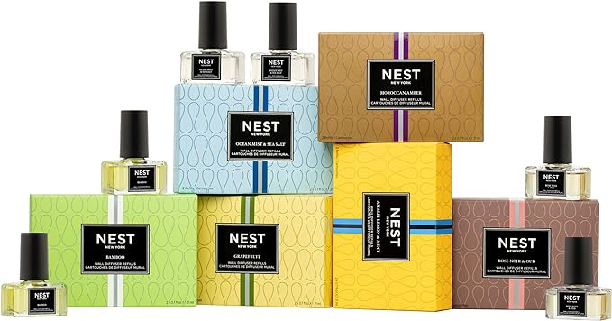 NEST New York Wall Diffuser Device - Up to 30 Days of Continuous Scent - Flame Free - Made in USA