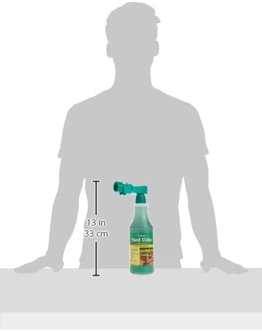 NaturVet – Yard Odor Eliminator – Eliminate Stool and Urine Odors from Lawn and Yard – Designed for Use on Grass, Plants, Patios, Gravel, Concrete & More – 31.6 oz Ready-to-Use with Nozzle-Mewly Pet