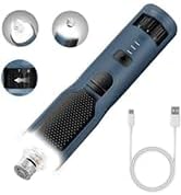 Dog Nail Grinder 7-Speed & 360° LED Light, Professional Pet Nail Grinder for Dogs and Cats, Electric Dog Nail Trimmer Painless Paws Grooming & Smoothing Tool for Large Medium Small Dogs Cats Pets-Mewly Pet