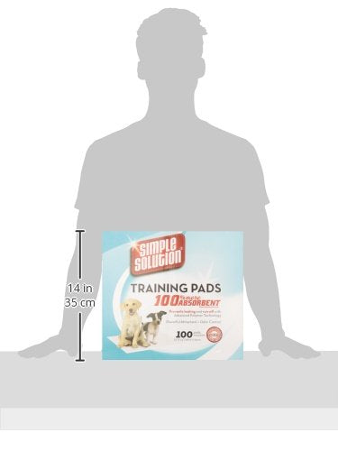 Simple Solution Puppy Training Pads – Large Leak-Proof Potty Pads for Dogs – Disposable with Odor Control and Absorbent Core for Floor Protection – 23 x 24 Inches – 100 Count-Mewly Pet