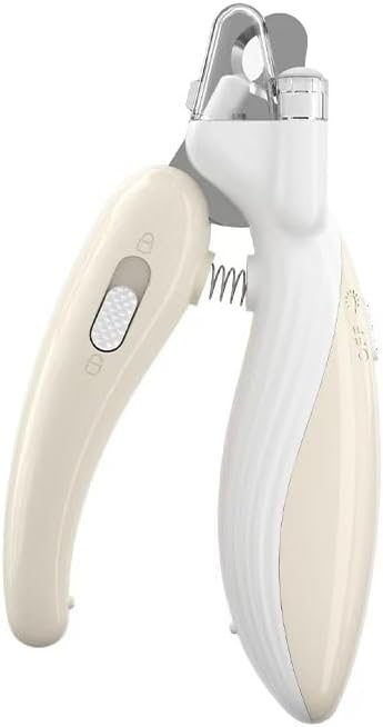 Cat Nail Clippers, Whale Shape Precision Trimming Tool, Ergonomic Non-Slip Handle, Safety Guard, Compact & Easy to Clean (Coffee)-Mewly Pet