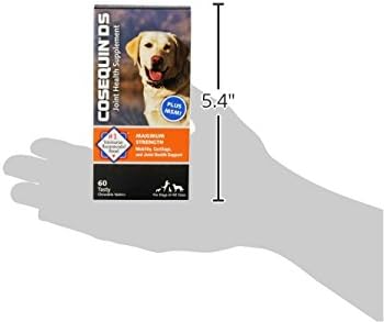 Nutramax Cosequin Maximum Strength Joint Health Supplement for Dogs - With Glucosamine, Chondroitin, and MSM, 60 Chewable Tablets-Mewly Pet