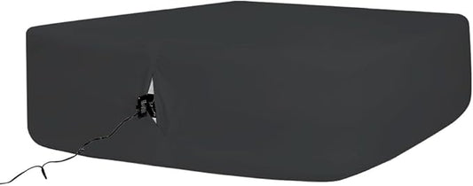 Bedecor Air Bed Sheets for Mattress Cover Removable Bed and Elastic Band Super Soft and Breathable & Deep up to 21" Black King