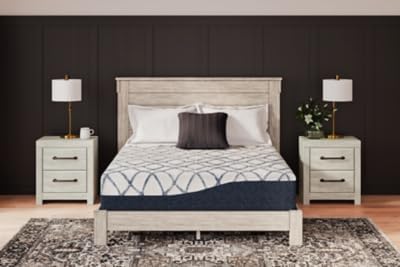 Signature Design by Ashley 12 Inch Chime Elite 2.0 Plush Green Tea Memory Foam Mattress for Cool Sleep and Pressure Relief, Twin, Fiberglass Free, Mattress In A Box