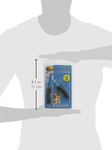 Resco Deluxe Dog Nail Clippers, Original Pet Nail Trimmer, Made in USA, Small/Medium, Blue-Mewly Pet