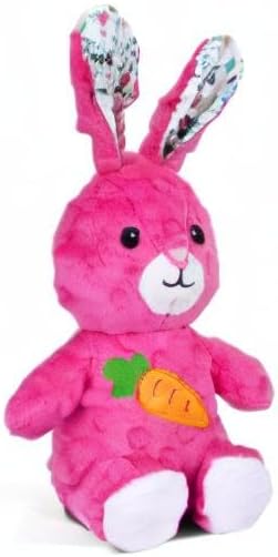 DODODOLA Dog Toys Stuffed Dog Toy with Crinkle Paper Cute Rabbit Plush Bunny Squeaky Dog Easter Toys Dog Chew Toys for Medium Large Breed-Mewly Pet