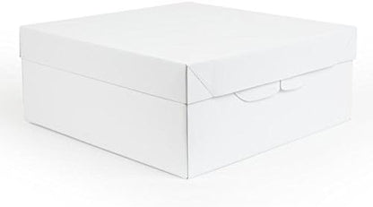PME, 11 x 6in tall Square Cake Box, Standard, White