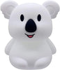 Animal-Shaped Night Light, Rechargeable LED Soft Silicone (BPA Free) Bedside Lamp for Children/Adults, Adjustable Brightness and 9 Colors by Touch Control & Remote Control (Big Koala)