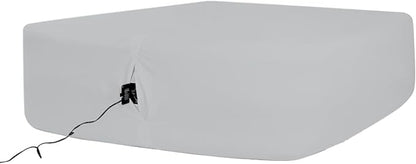 Bedecor Air Bed Sheets for Mattress Cover Removable Bed and Elastic Band Super Soft and Breathable & Deep up to 21" Light Gray Twin XL