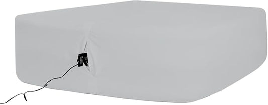 Bedecor Air Bed Sheets for Mattress Cover Removable Bed and Elastic Band Super Soft and Breathable & Deep up to 21" Light Gray Twin XL