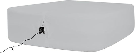 Bedecor Air Bed Sheets for Mattress Cover Removable Bed and Elastic Band Super Soft and Breathable & Deep up to 21" Light Gray Queen