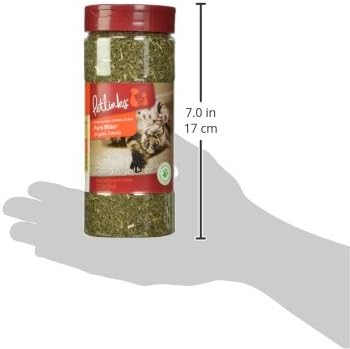 Petlinks Pure Bliss 100% Certified USDA Organic Catnip for Cats & Kittens, Pure & Potent Stimulant/Attractant, Shaker Canister - 2.0 oz-Mewly Pet