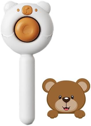 Cat Brush for Short or Long Haired Cats Dogs Rabbits, Cute Dog Brushes with Release Button for Massage and Removes Loose Fur, Dog Hair Brush Pet Grooming Deshedding Comb-Mewly Pet