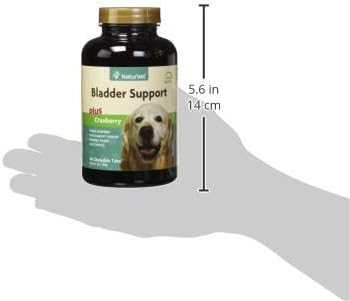 NaturVet – Bladder Support for Dogs – Plus Cranberry | Supports Healthy Bladder Control & Normal Urination | 60 Time Release Chewable Tablets-Mewly Pet