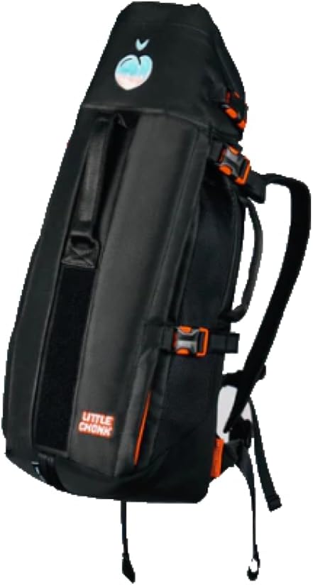 The Maxine One Medium Dog Carrier by Little Chonk | Dog Backpack Carrier for Medium Sized Breeds | Adjustable Front Facing Pet Carrier for Travel | Dog Hiking Backpack - Bark After Dark Black-Mewly Pet