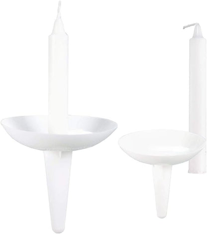 Concordia Supply Candlelight Service Reusable Plastic Candle Holders - 1000 Pcs. Candle Protector for Church, Memorial, & Christmas Eve Services