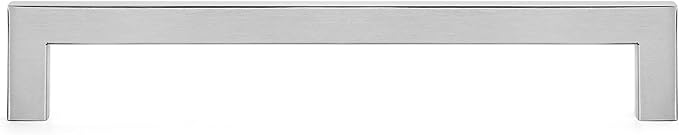 Ravinte 25 Pack 7-1/2 Inch Kitchen Square Cabinet Handles Satin Nickel Pulls Brushed Nickel Kitchen Cabinet Hardware Handles for Cupboard Drawer Pulls