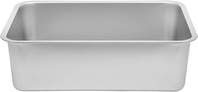 Kichwit Stainless Steel Cat Litter Box with High Sides Easy to Clean, Smooth Surface, Rust Resistant, 19.8" x 13.8" x 10" (with Lid)-Mewly Pet