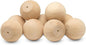 Wood Knobs, 3 Inch Round Natural Wood Drawer Pulls, Pack of 50 Unfinished Wooden Drawer Knobs, Ball Shaped Wood Cabinet Knobs, Nursery Dresser Knobs, Wood Door Knobs and Crafts
