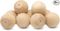 Wood Knobs, 3 Inch Round Natural Wood Drawer Pulls, Pack of 25 Unfinished Wooden Drawer Knobs, Ball Shaped Wood Cabinet Knobs, Nursery Dresser Knobs, Wood Door Knobs and Crafts