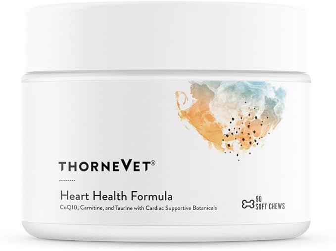 ThorneVET Heart Healthy Formula – Cardiovascular Support for Dogs & Cats, 90 Soft Chews-Mewly Pet