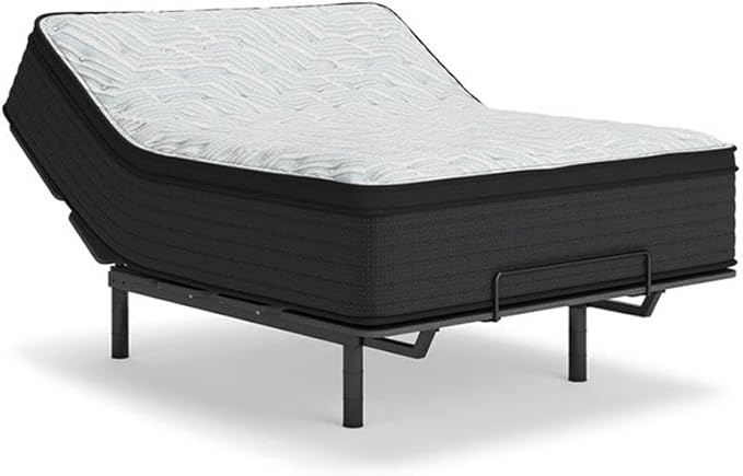 Signature Design by Ashley Palisades ET 14.75" Extra Plush Antimicrobial Copper Response Memory Foam Hybrid Mattress with Edge Support for Cool Sleep and Pressure Relief, King, Fiberglass Free