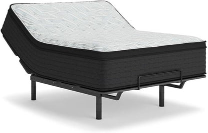 Signature Design by Ashley Palisades ET 14.75" Extra Plush Antimicrobial Copper Response Memory Foam Hybrid Mattress with Edge Support for Cool Sleep and Pressure Relief, King, Fiberglass Free