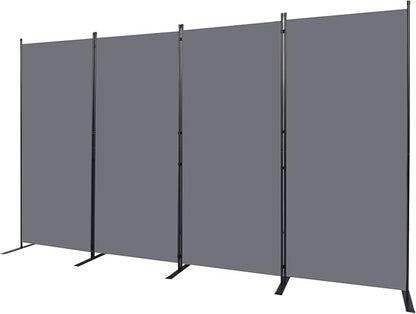 Room Divider 6FT Portable Room Dividers and Folding Privacy Screens, 136'' W Fabric Divider for Room Separation, 4 Panel Partition Room Dividers Freestanding Wall Divider Screen for Dorm Studio Office
