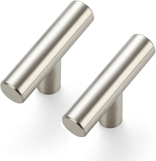 JOY DECOR 45 Pack Cabinet Knobs, Brushed Nickel Cabinet Handles, 2in Kitchen Cabient Knobs, Single Hole Drawer Knobs for Dresser Drawers