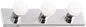 Design House 500850 3-Light Vanity Strip Light Contemporary Dimmable for Bathroom, Bedroom, Makeup Vanity, Polished Chrome