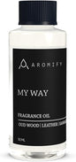 My Way Diffuser Oil, Inspired by 1 Hotel Miami Beach, Hotel Scent Diffuser Oil, My Way Aromatherapy Blend of Essential Oils for Home & Office, Leather & Sandalwood Scent, 1.6 FL Oz, 50 mL