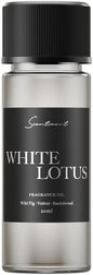 Scentiment Diffuser Oil - White Lotus | Aromatherapy Home Fragrance | Inspired by 5-Star Hotels | Luxurious Scent with Notes of Wild Fig, Vetiver, Almond, Sandalwood (20 mL)